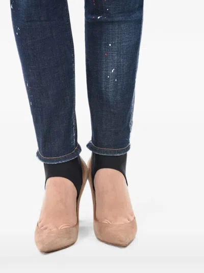 Dsquared2 Ski Stirrup Jeans In Blue