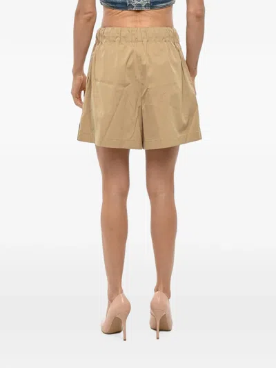 Sa Su Phi Valentina Drawstring Shorts In Brown