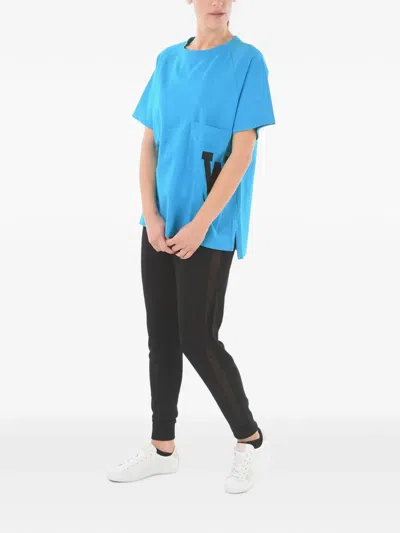 Woolrich Logo-detail T-shirt In Blue