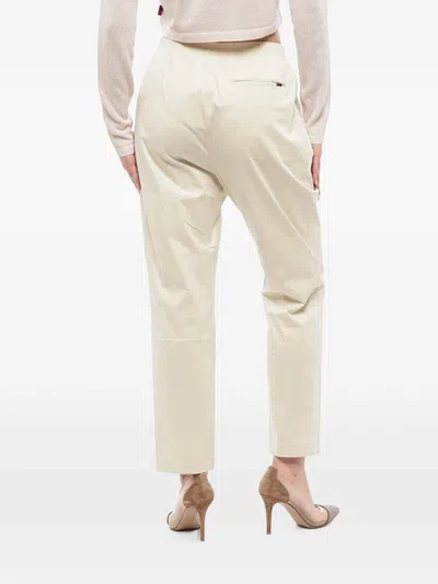 Woolrich Elasticated-waist Flat-front Trousers In Neutral