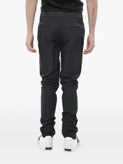 Corneliani Belt-loop Chino Trousers In Blue