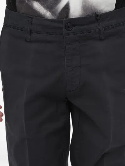 Corneliani Belt-loop Chino Trousers In Blue