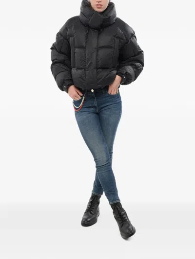 Bacon Puffa Ring Quilted Jacket In Black