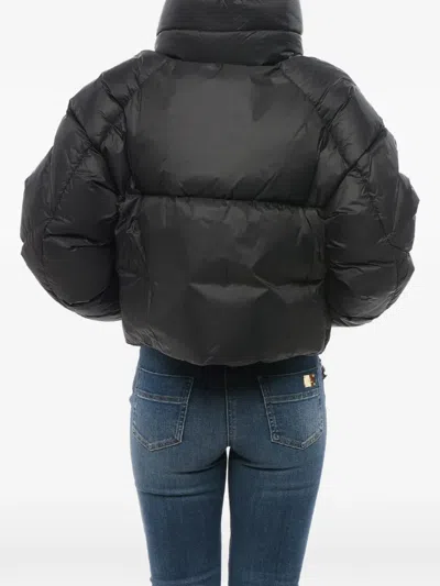 Bacon Puffa Ring Quilted Jacket In Black