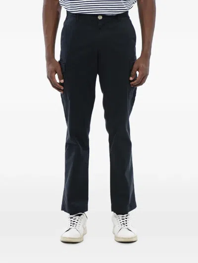 Woolrich Stretch Cargo Pants In Blue