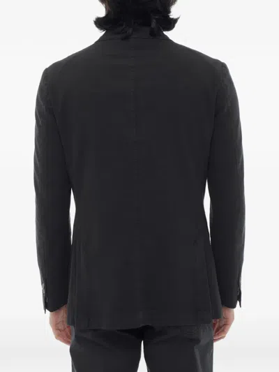 Corneliani Identity Single-breasted Blazer In Blue