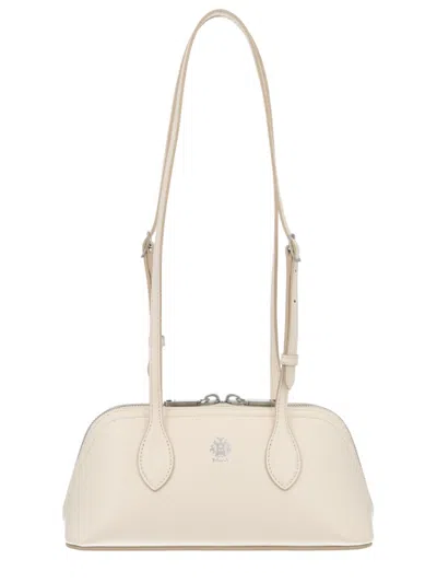 Bally Praline S Shoulder Bag Adjustable Straps In Purple