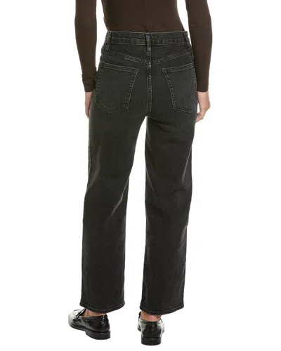 Frame Denim Meteor Pixie Le Sleek Straight Jean In Black