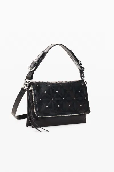 Desigual ミディアムキルティングバッグ In Black