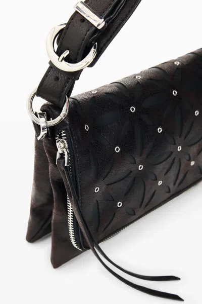 Desigual ミディアムキルティングバッグ In Black