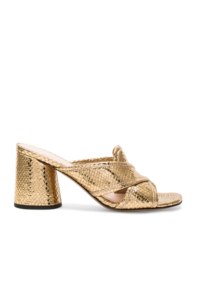 Shop Marc Jacobs Aurora Mule In Gold