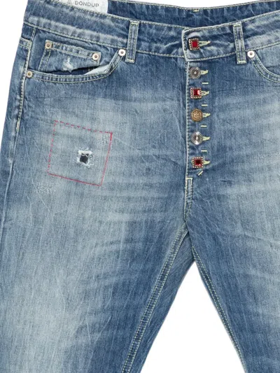 Dondup Distressed Jeans In Blue