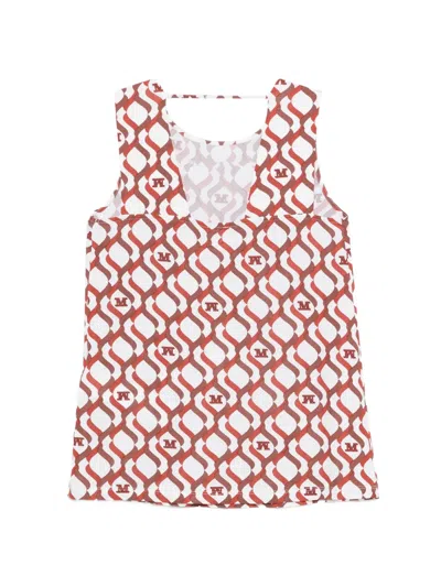 Max Mara Patterned Top In White