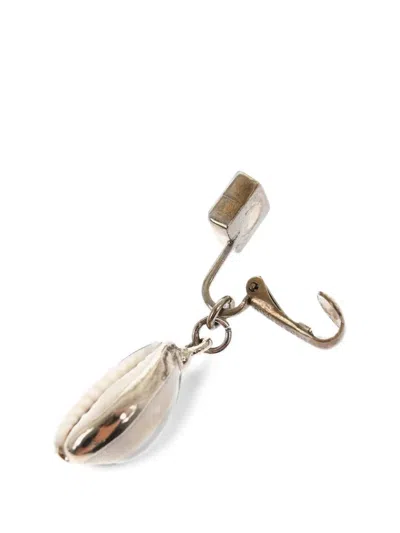 Dsquared2 Shell-pendant Earring In Gold