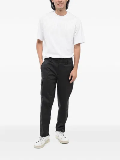 Neil Barrett Multi-pocketed Cargo Pants In Black