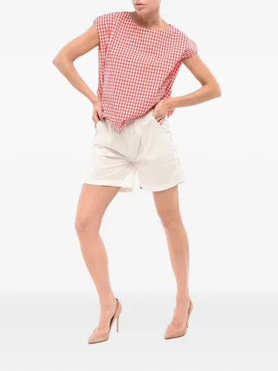 Woolrich Checked-pattern Cotton Blouse In Multi