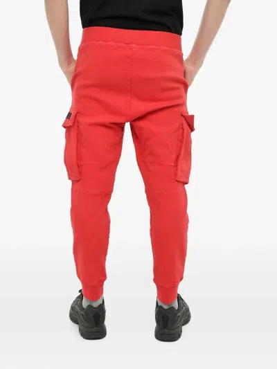 Dsquared2 Elasticated-waist Cargo Pants In Red