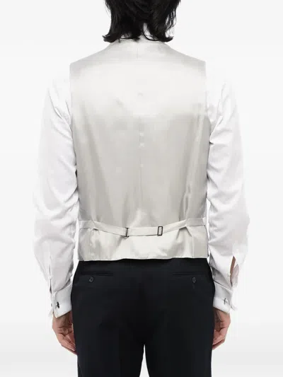 Corneliani Double-breasted Waistcoat In Multi