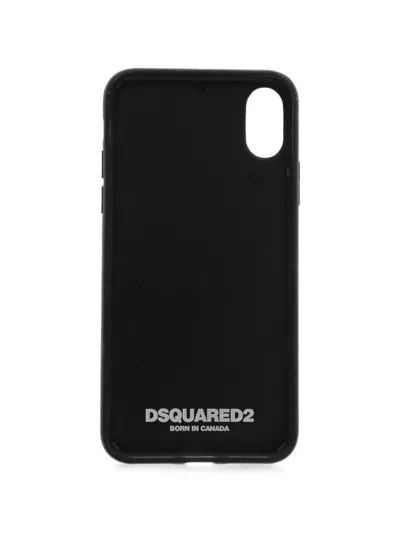 Dsquared2 Logo-patch Iphone Case In Black