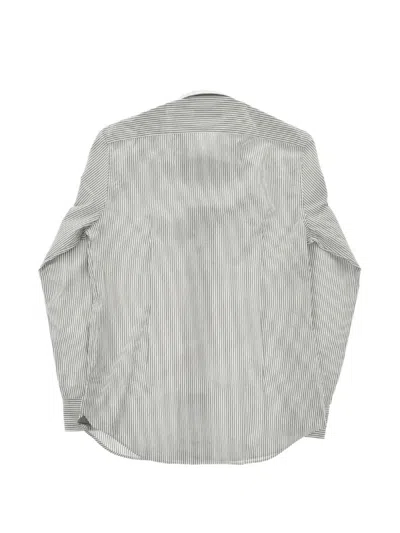 Corneliani Striped-pattern Shirt In White