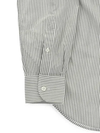 Corneliani Striped-pattern Shirt In White