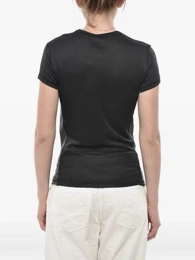 Diesel Monogram-plaque T-shirt In Black