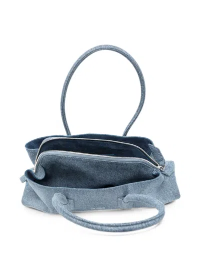 Attico Denim-effect Shoulder Bag In Pattern