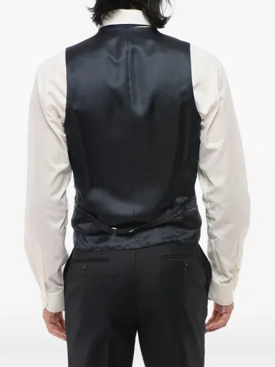 Corneliani Paisley-pattern Waistcoat In Blue