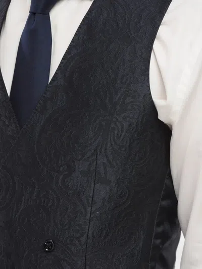 Corneliani Paisley-pattern Waistcoat In Blue