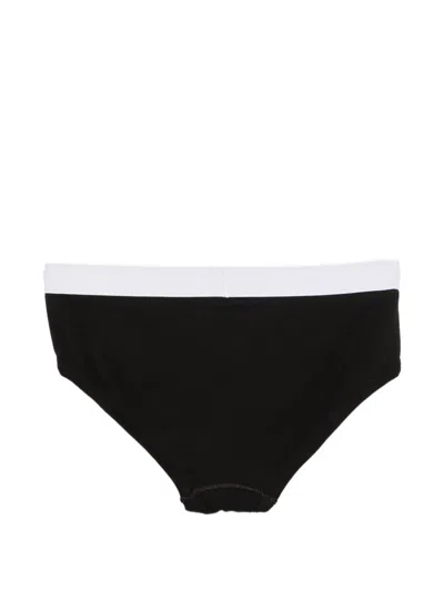 Tom Ford Logo-waistband Briefs In Black