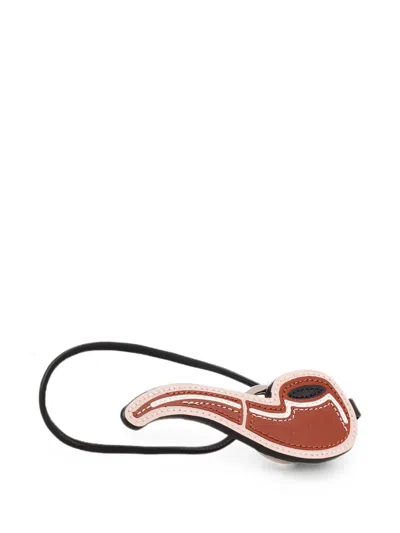 Longchamp Longcharm Pipe Keyring In Multi