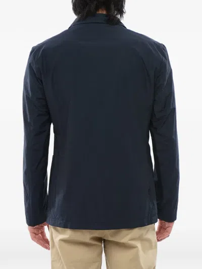 Woolrich Single-breasted Patch-pocket Blazer In 블루