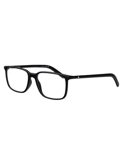 Montblanc Rectangular Optical Mb0328 O 005 In Black