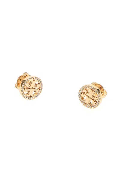 Tory Burch 金色金属图标耳环 In Gold