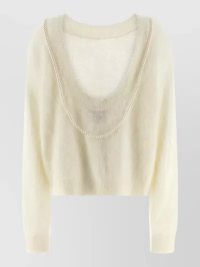Bernadette White Solne Sweater In Neutral