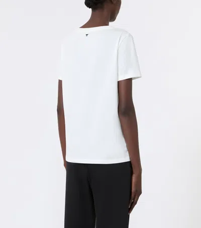 Weekend Max Mara Cotton T-shirt In White