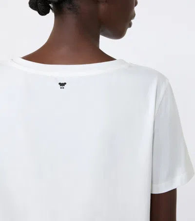 Weekend Max Mara Cotton T-shirt In White