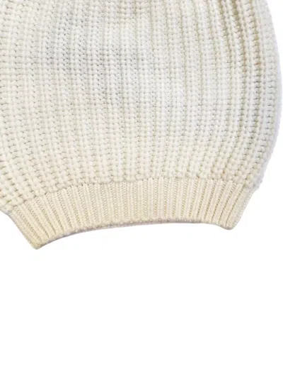 La Rose Cashmere Beanie Hat Soft Knit