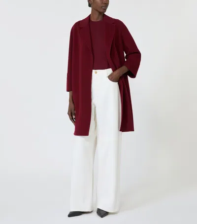 Max Mara Studio Mirna Wide Leg Jean In White