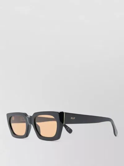 Retrosuperfuture Teddy Square Frame Sunglasses Tinted Lenses In Black