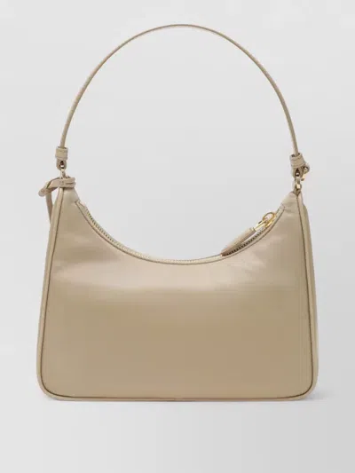 Prada Shoulder Bag Adjustable Strap Gold Hardware