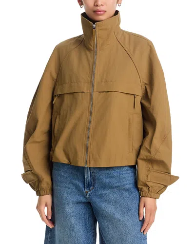 Acne Studios Odill Shell Jacket In Brown