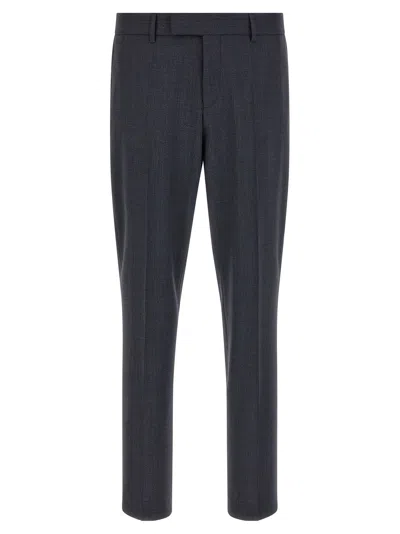Hugo Boss Micro-texture Single-breasted Suit In Blue