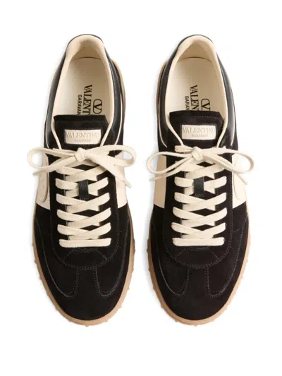 Valentino Upvillage Logo Sneakers Round Toe Rubber In Multi