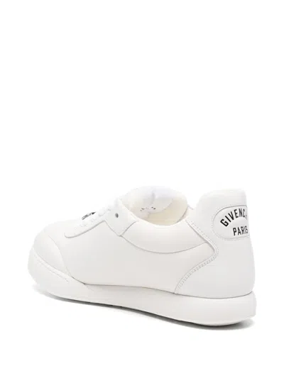Givenchy White Yard Leather Sneakers In White