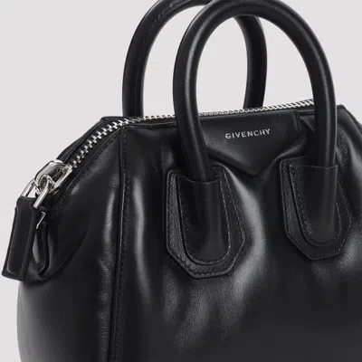 Givenchy Antigona Puffy Top-handle Bag In Leather In Black