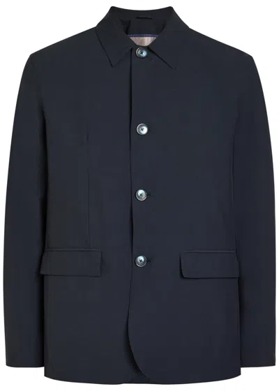Herno Single-breasted Blazer In Blue