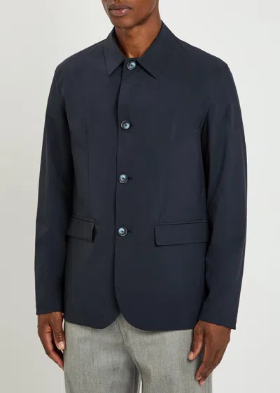 Herno Single-breasted Blazer In Blue