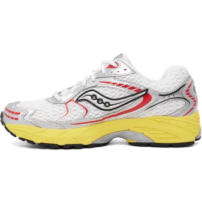Saucony Progrid Ride 1 Sneakers In White/buttercup