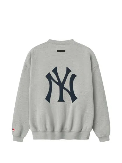 Essentials Logo-print Sweatshirt In Gray